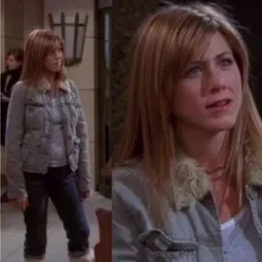 Stylish Denim Jacket with Faux Fur Collar